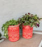 Red Aztec Tribal gift set with 2 pots  - Image 3