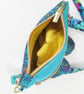 Peacock Blue Adjustable Crossbody Bag - Image 5