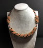 Goldstone Torque Necklace, handmade - Image 3