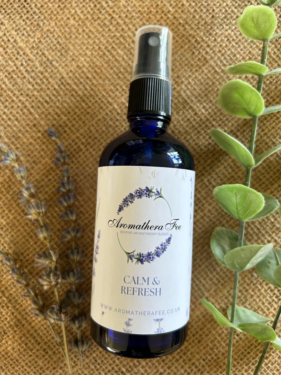 Calm & Refresh Aromatherapy essential oil Room & Linen Spray 100ml