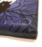 Cat Art - small acrylic painting of a moonlit scene with black cats in s tree - Image 7