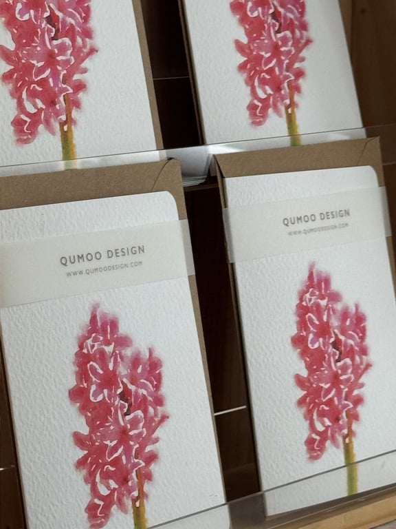  Hyacinth Pink Card (QM 299)