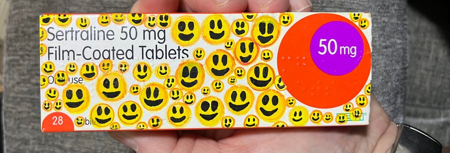 Sertraline makes you happy (EMPTY BOX)
