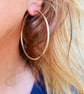 14k Gold Fill 58mm Hoop Earrings  - Image 3