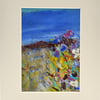 Original Painting of Wild Flowers Against a Blue Sky