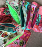 100% Cotton Patchwork Pouches, lined with Zips. Lots of colours, designs & sizes - Image 8