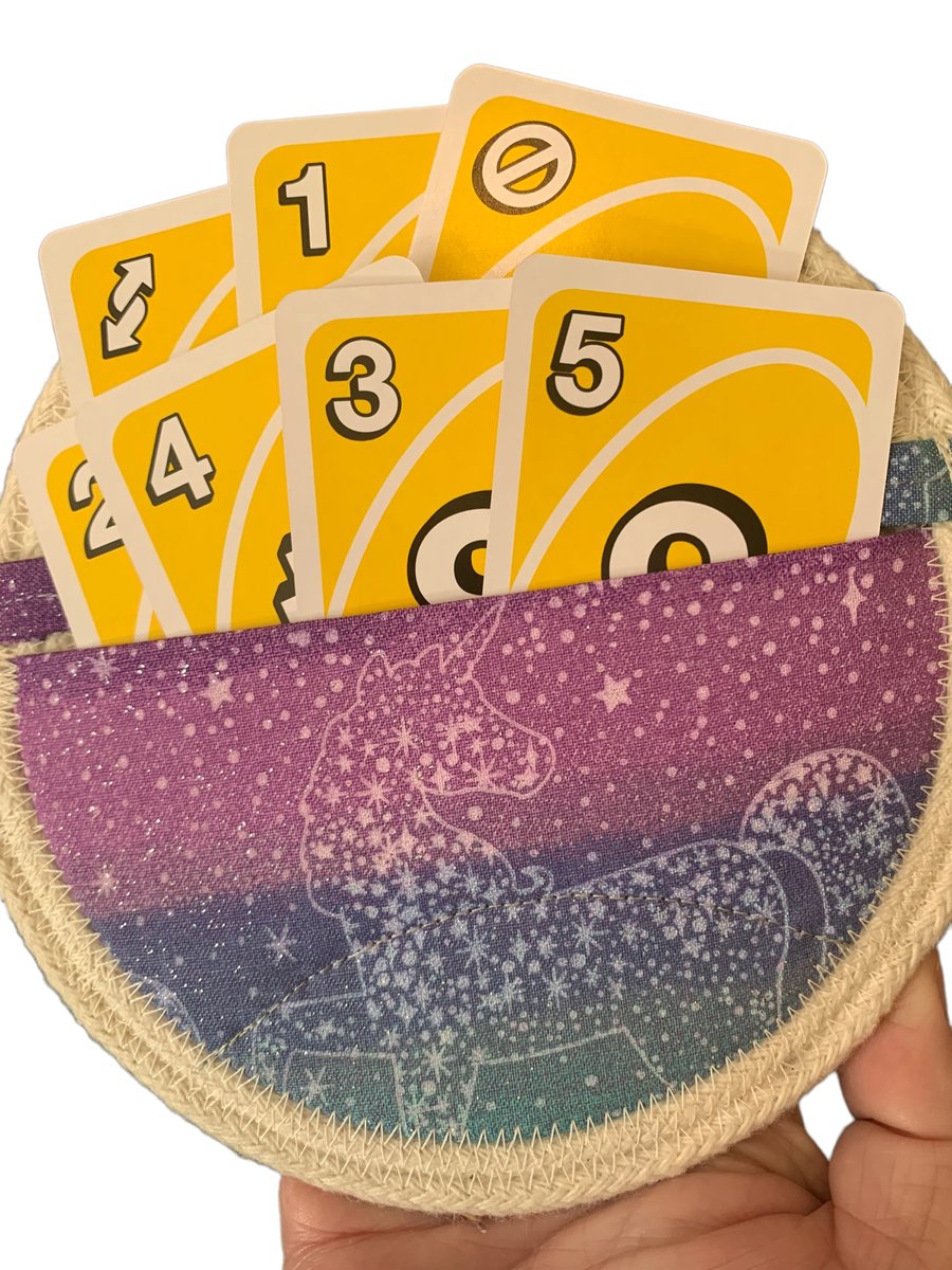 Playing Card Holder - Unicorn 