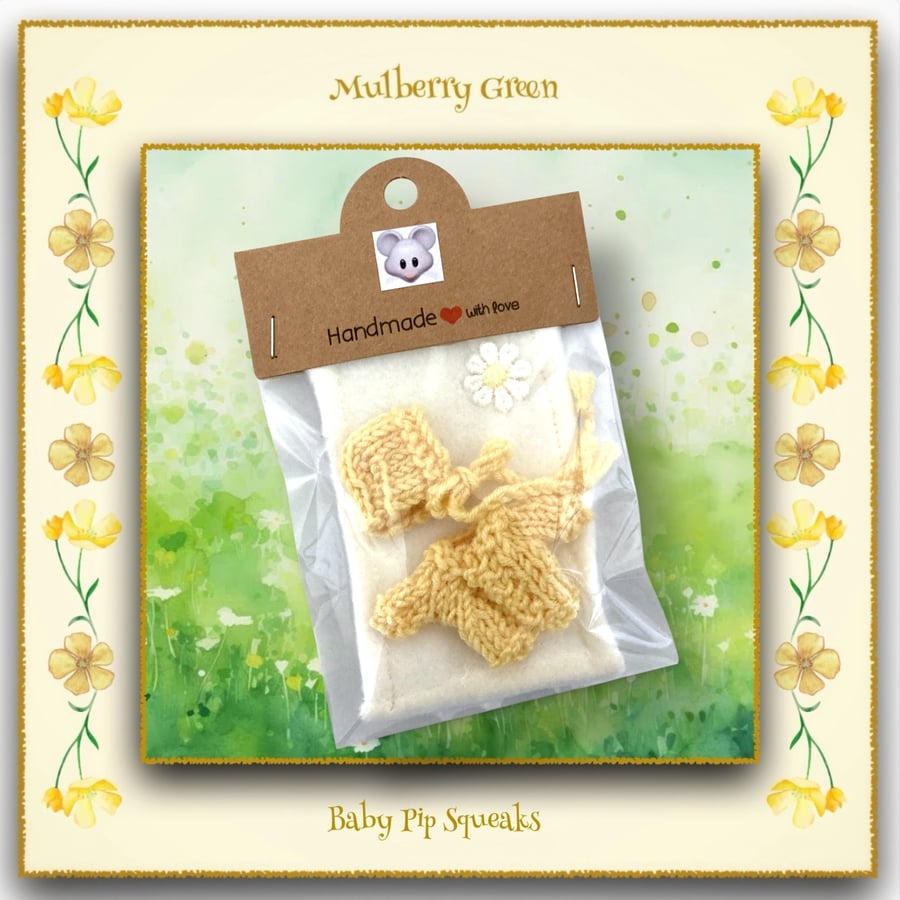 Teeny Tiny Lemon Layette set for the Baby Pip Squeaks