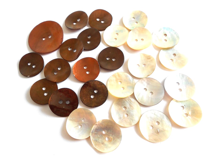 Mother of Pearl buttons