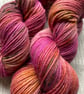 Hand dyed knitting yarn DK BFL Brandywine 100g - Image 4