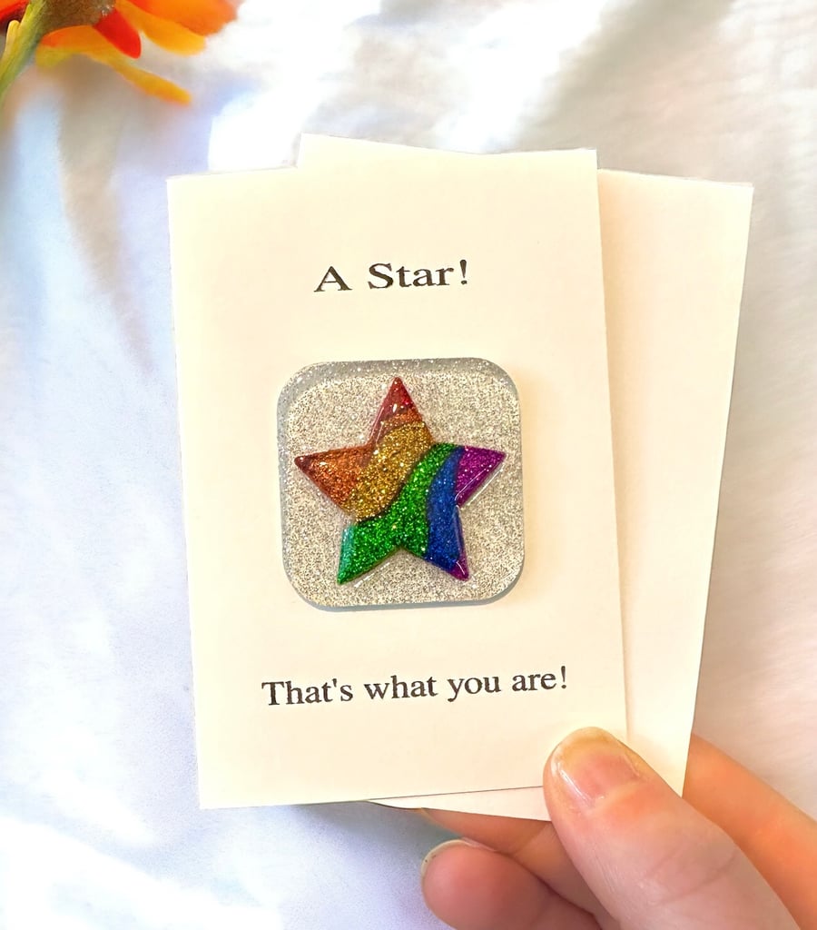 Pocket star gift, pocket gift, token gift, letterbox gift, teacher gift