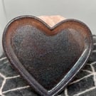 Midnight Stardust Heart Trinket Tray