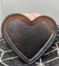 Midnight Stardust Heart Trinket Tray