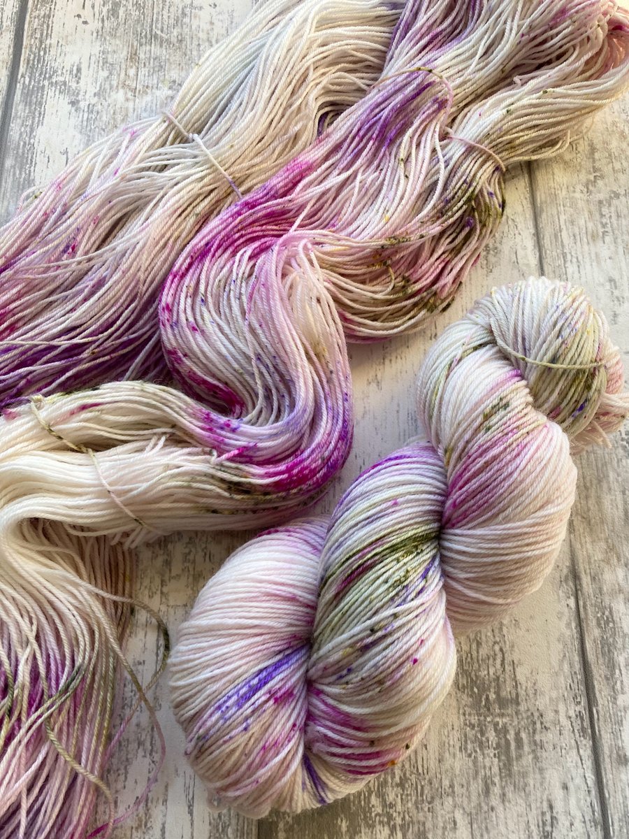 Hand dyed sock yarn 4ply Merino Nylon 100g Winterbriar