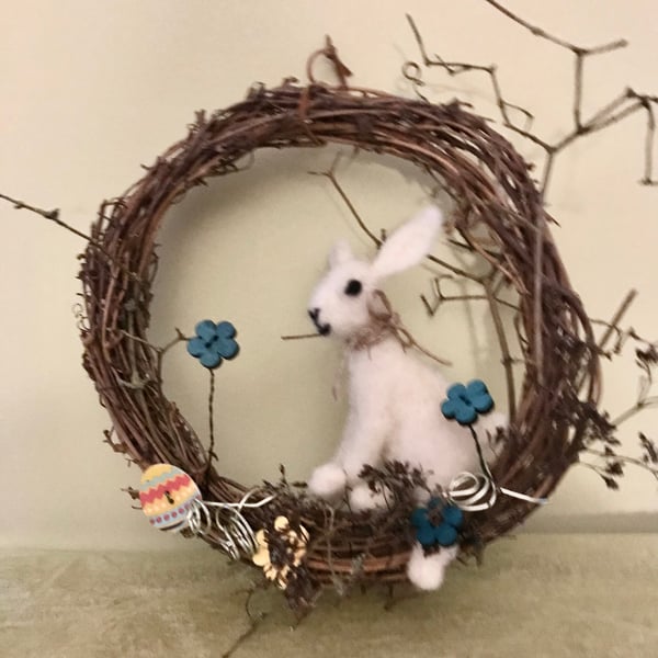 Bunny wreath 