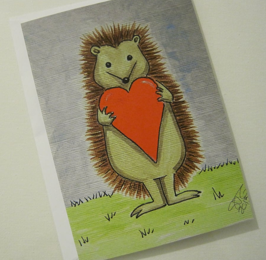 Hedgehog Card