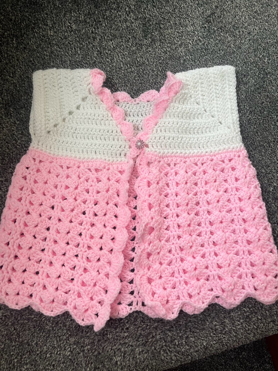 Knitted baby jacket 