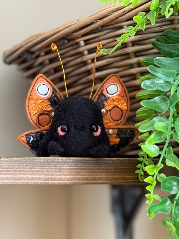 Butterfly Friend Needlefelted Art Doll