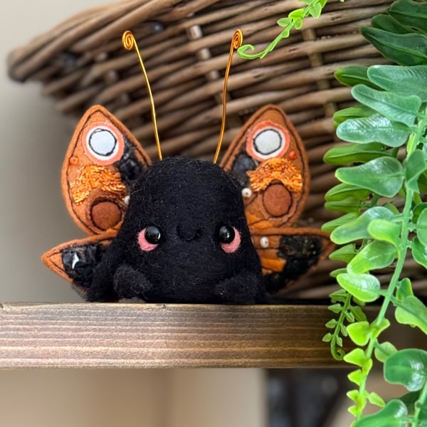 Butterfly Friend Needlefelted Art Doll