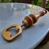 Handmade Woodturned Mango & Cherry Bottle Opener