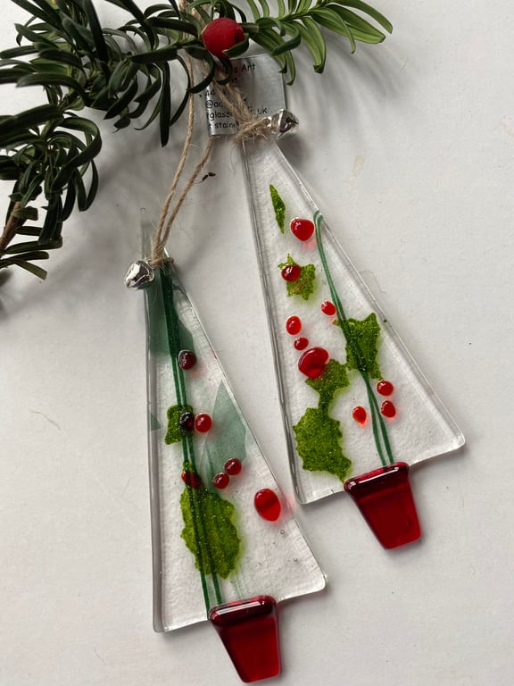 Fused Glass Christmas Tree