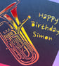 Personalised Euphonium Birthday Card - Image 3
