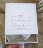 White Feather Memorial Bauble, Round Glass Christmas Ornament, Remembrance Keeps - Image 4