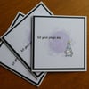 Pack of 3 Christmas Cards - Gnomes with Tree Lights