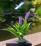 Dragonfly Display On Wood Plinth