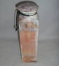 CERAMIC  POTTERY JAR  OR URN WITH LID  30 CMS HIGH - Image 4