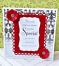 Luxury boxed quilled foiled card - anniversary, birthday, wedding - Image 6