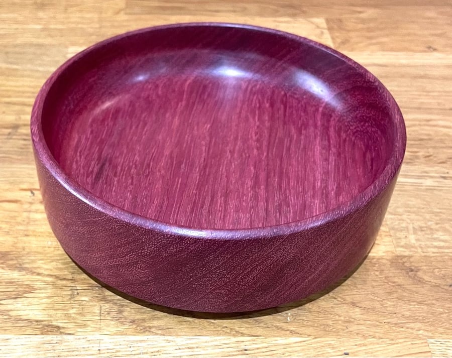 Purple Heart (genus Peltogyne) Exotic Bowl