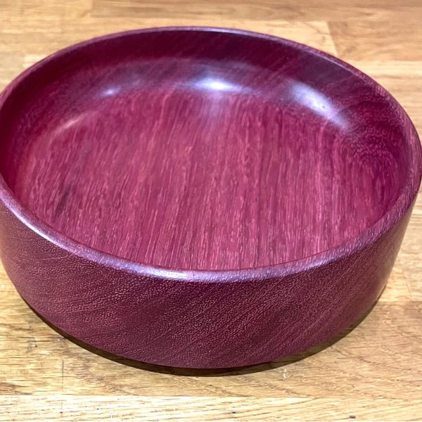 Purple Heart (genus Peltogyne) Exotic Bowl