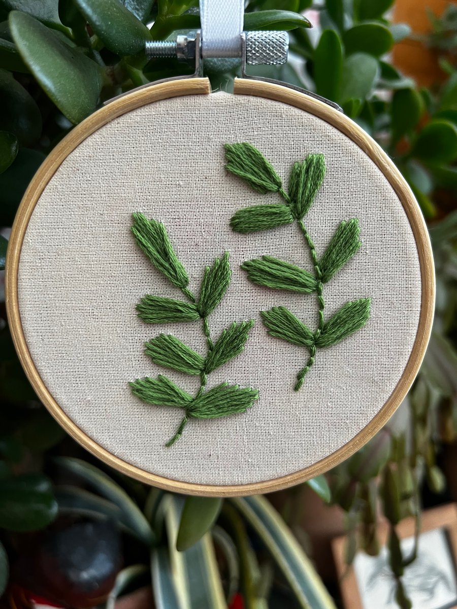 Embroidery hoop art