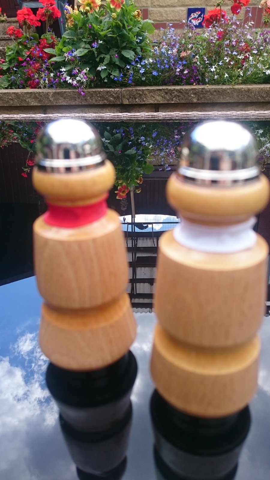 Salt and Pepper Shakers ( 118 ) Handmade Wooden