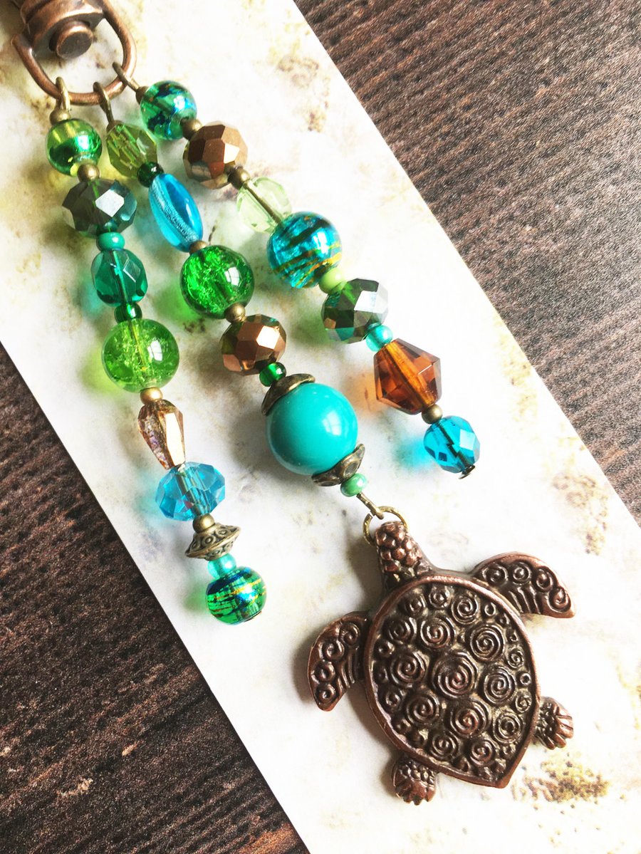 Turtle bag charm, mykonos turtle charm, bag charm, turtle lover, turtle gift