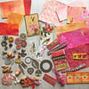 Mixed media kit, craft materials, craft kit, craft supplies, craft stash