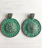 Two Mykonos Zodiac pendants, astrology, star sign