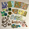 Huge craft stash, mixed media materials, craft bundle, craft materials