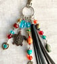 Handmade bag charm, – gift for turtle lover, gift for friend, stocking filler  - Image 3