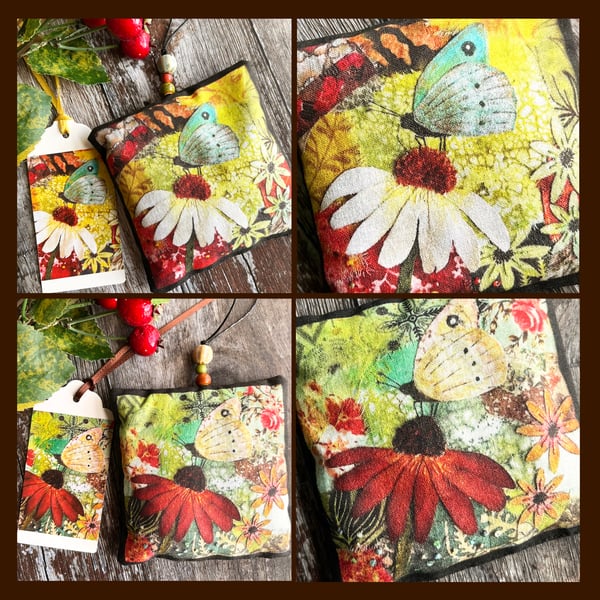 Two handmade lavender bags, valentines gift, mothers day gift