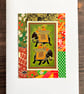 Two handmade cards for elephant lover, cards to frame, Indian elephant, keepsake - Image 3