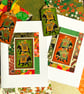 Two handmade cards for elephant lover, cards to frame, Indian elephant, keepsake - Image 1