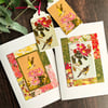 Two handmade cards, cards for nature lovers, bird cards,
