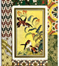 Two handmade cards for bird lovers, cards to frame, collage art - Image 3