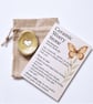   Handmade Ceramic Worry Stone with Heart  - Image 2