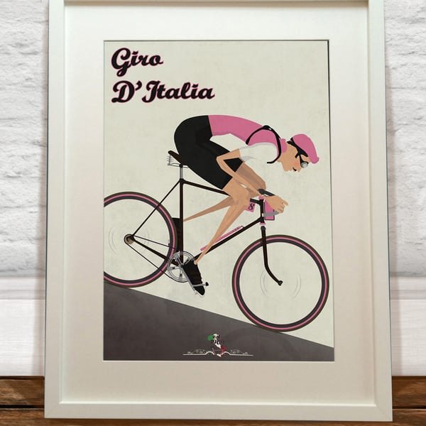 Giro D'Italia Print A3
