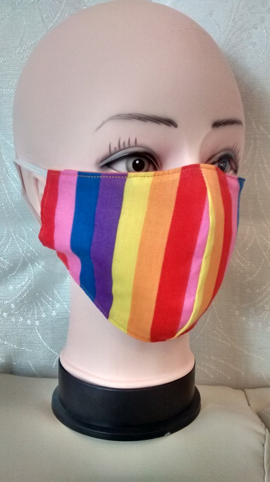 Handmade reusable adult face mask.