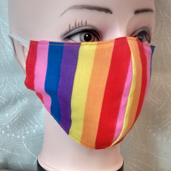 Handmade reusable adult face mask.
