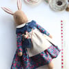 Heirloom Liberty Bunny Large size - Wiltshire Navy Blue